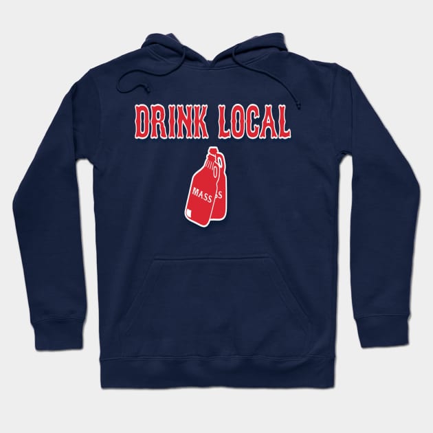 Drink Local Hoodie by LikeMindedDesigns